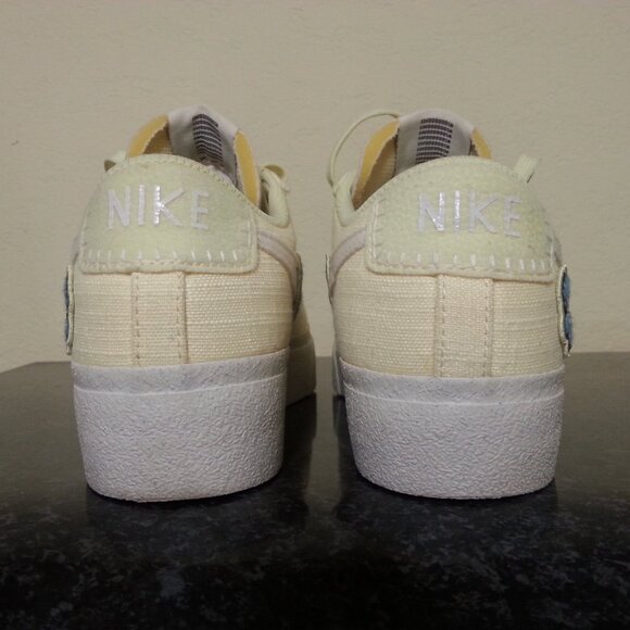 Nike Blazer Platform Shoes Next Nature Women's 9.5 Low Sneakers Yellow VNDS - Picture 6 of 14